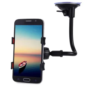 Universal Long Arm 360 Degrees Rotation Windshield Dashboard Car Mount Holder Cradle System for Phones