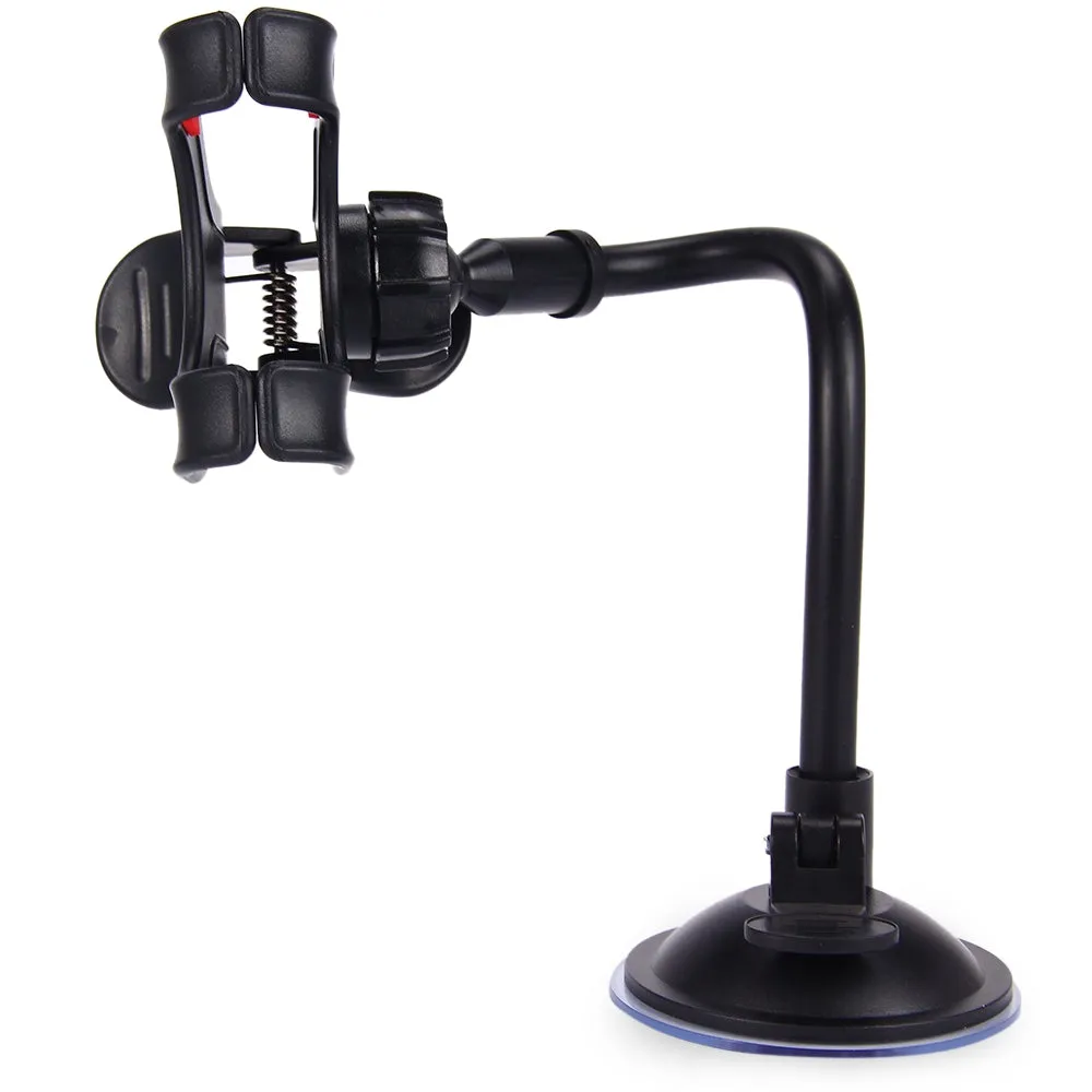 Universal Long Arm 360 Degrees Rotation Windshield Dashboard Car Mount Holder Cradle System for Phones