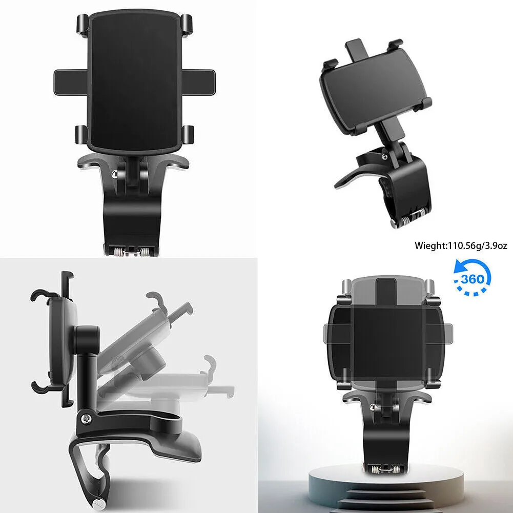 US 2-4 Pcs Universal Car Dashboard Mount Holder Clamp Cradle Clip Cell Phone GPS