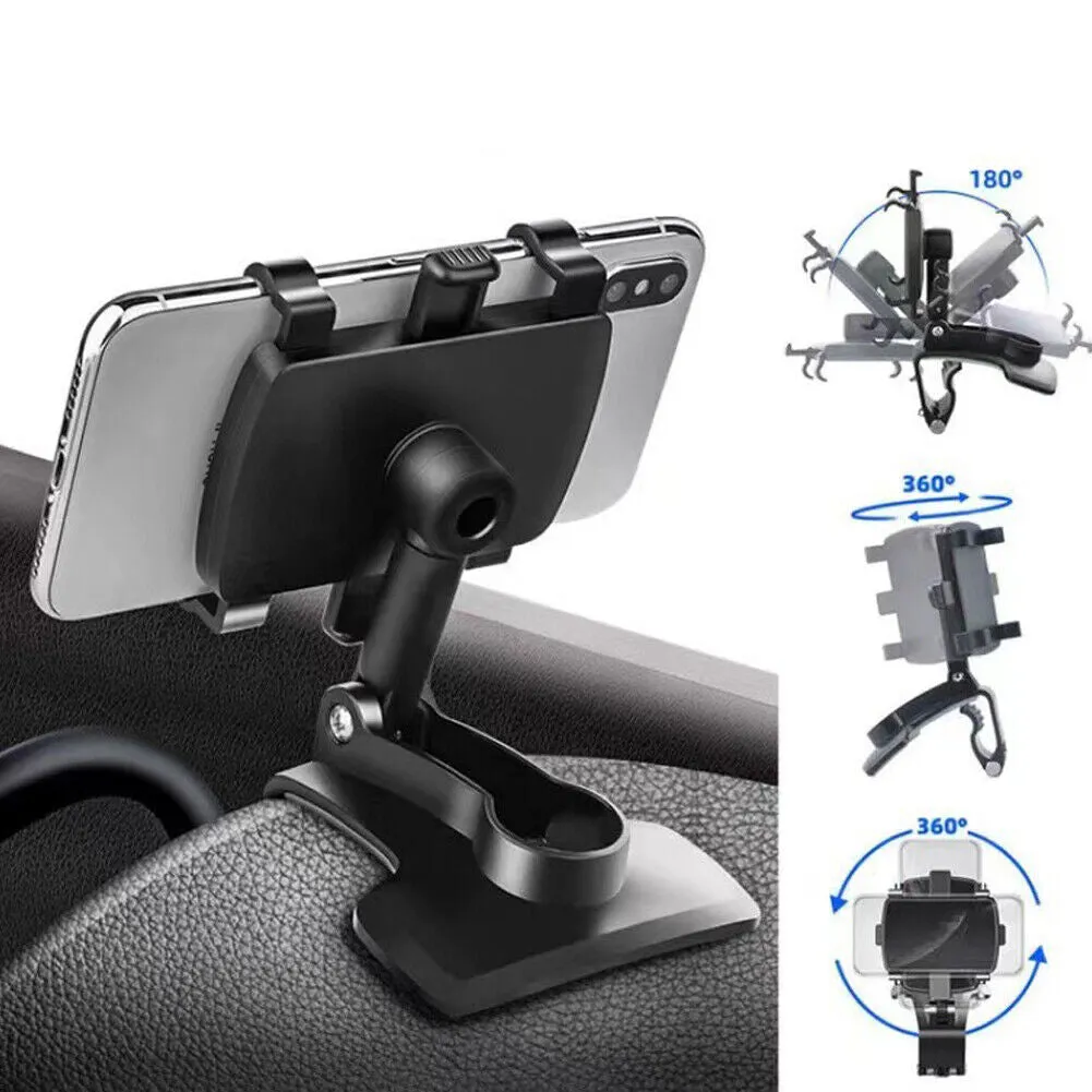 US 2-4 Pcs Universal Car Dashboard Mount Holder Clamp Cradle Clip Cell Phone GPS