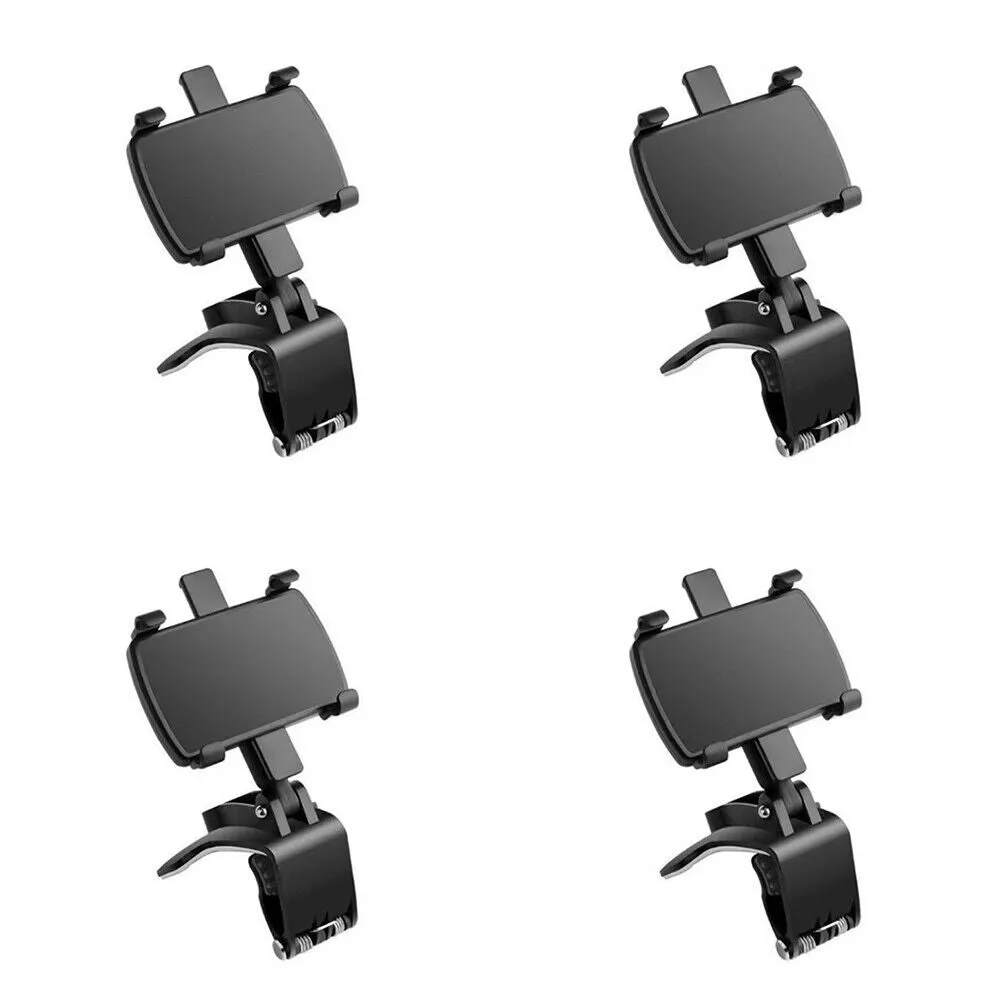 US 2-4 Pcs Universal Car Dashboard Mount Holder Clamp Cradle Clip Cell Phone GPS