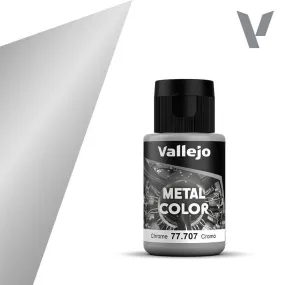 Vallejo 77707 Metal Color Chrome Acrylic Paint 35ml