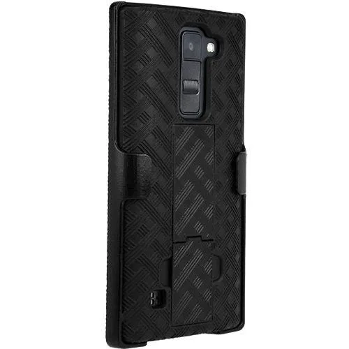 Verizon Hardshell Case and Holster Combo (LGVS500HOC) for LG K8 V - Black