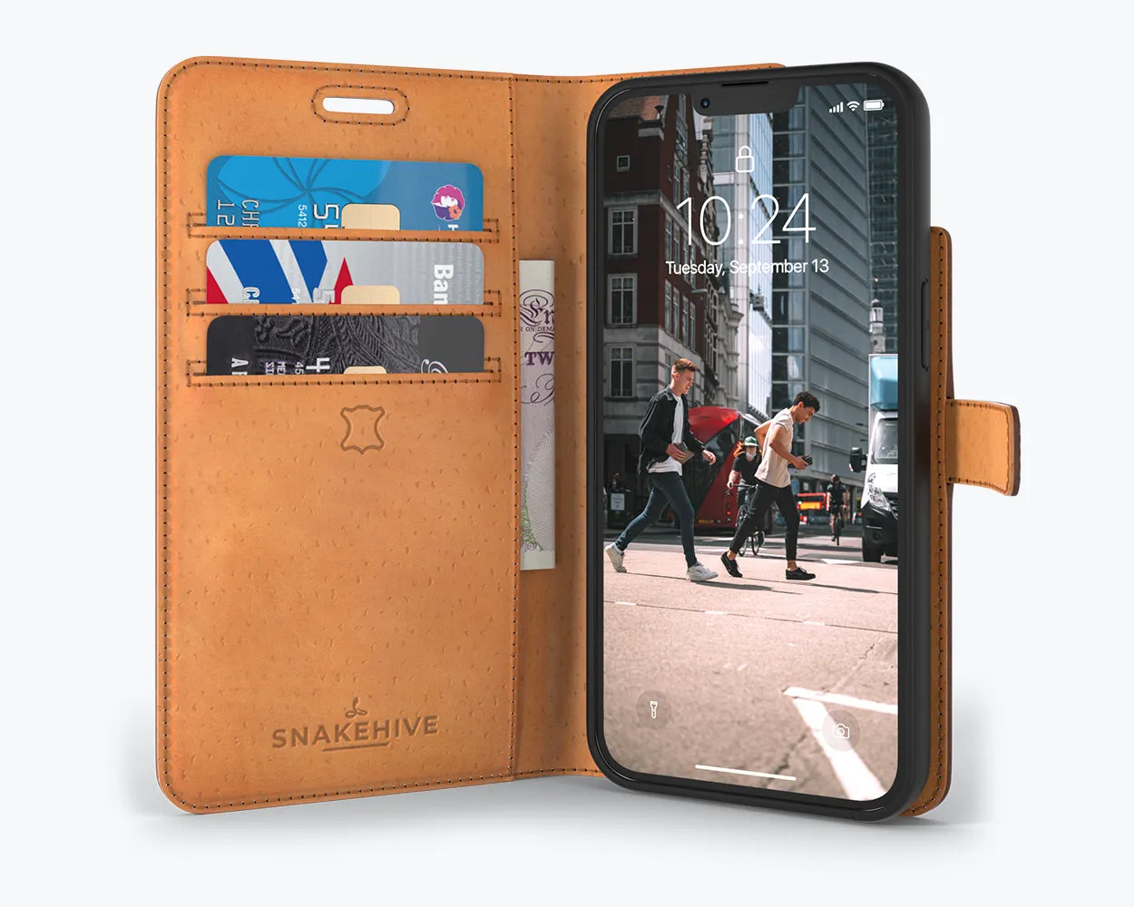 Vintage Leather Wallet - Apple iPhone 13 Pro Max