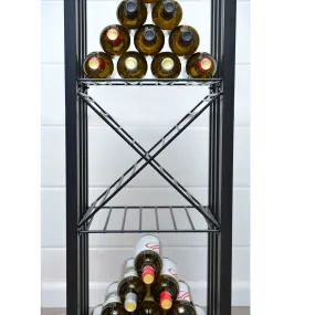 VintageView Case & Crate X-Bin Insert (freestanding metal wine rack accessory)