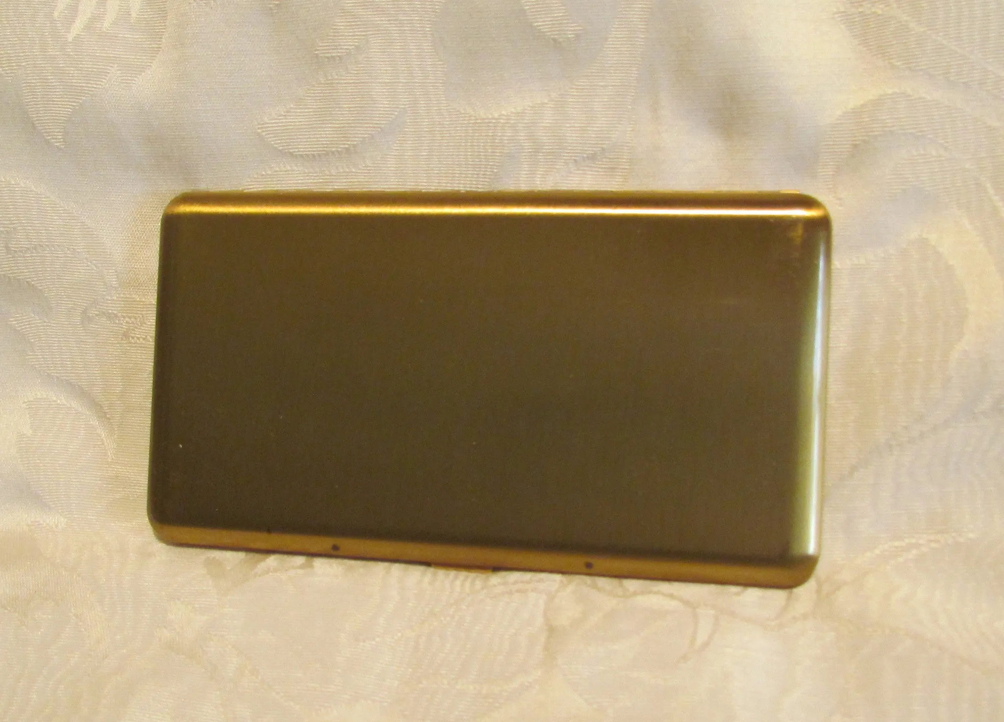 Wadsworth Cigarette Case 1950s Gold Business Card Case Or Credit Card Holder