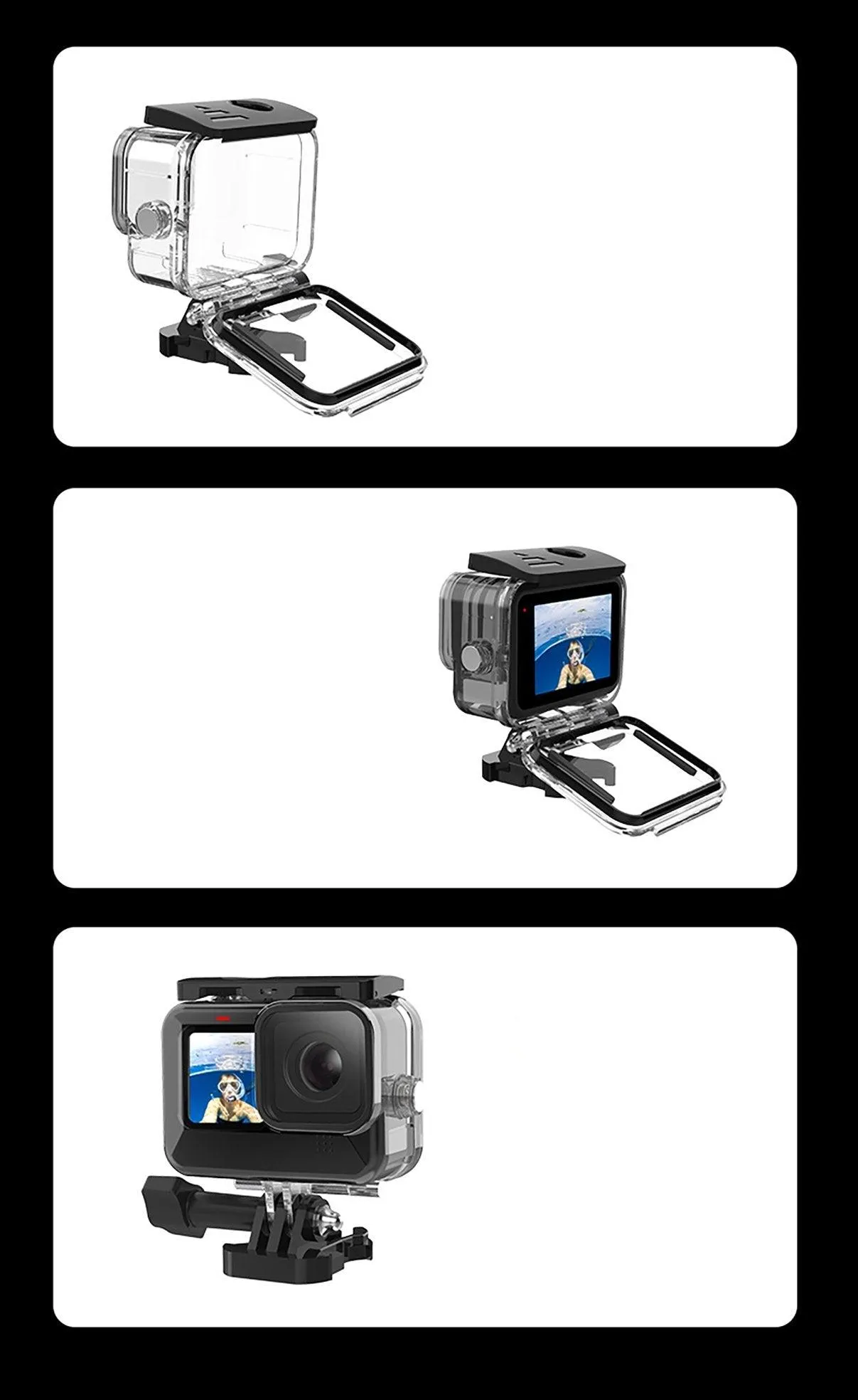 Waterproof Case Compatible with GoPro 12