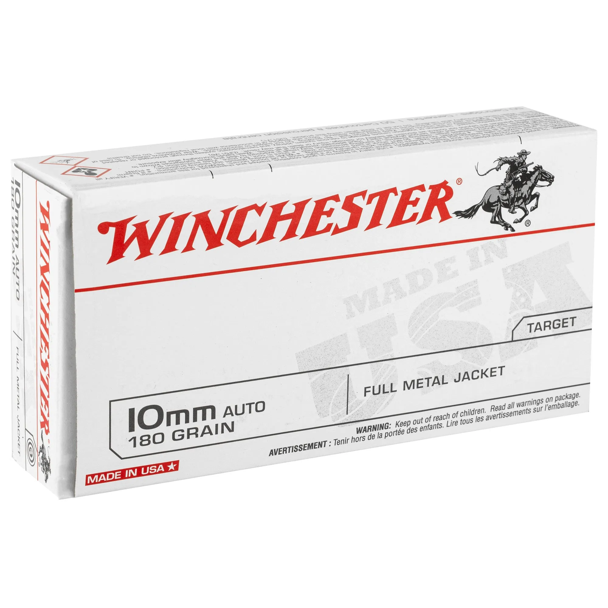 Win Usa 10mm 180gr Fmj 50-500