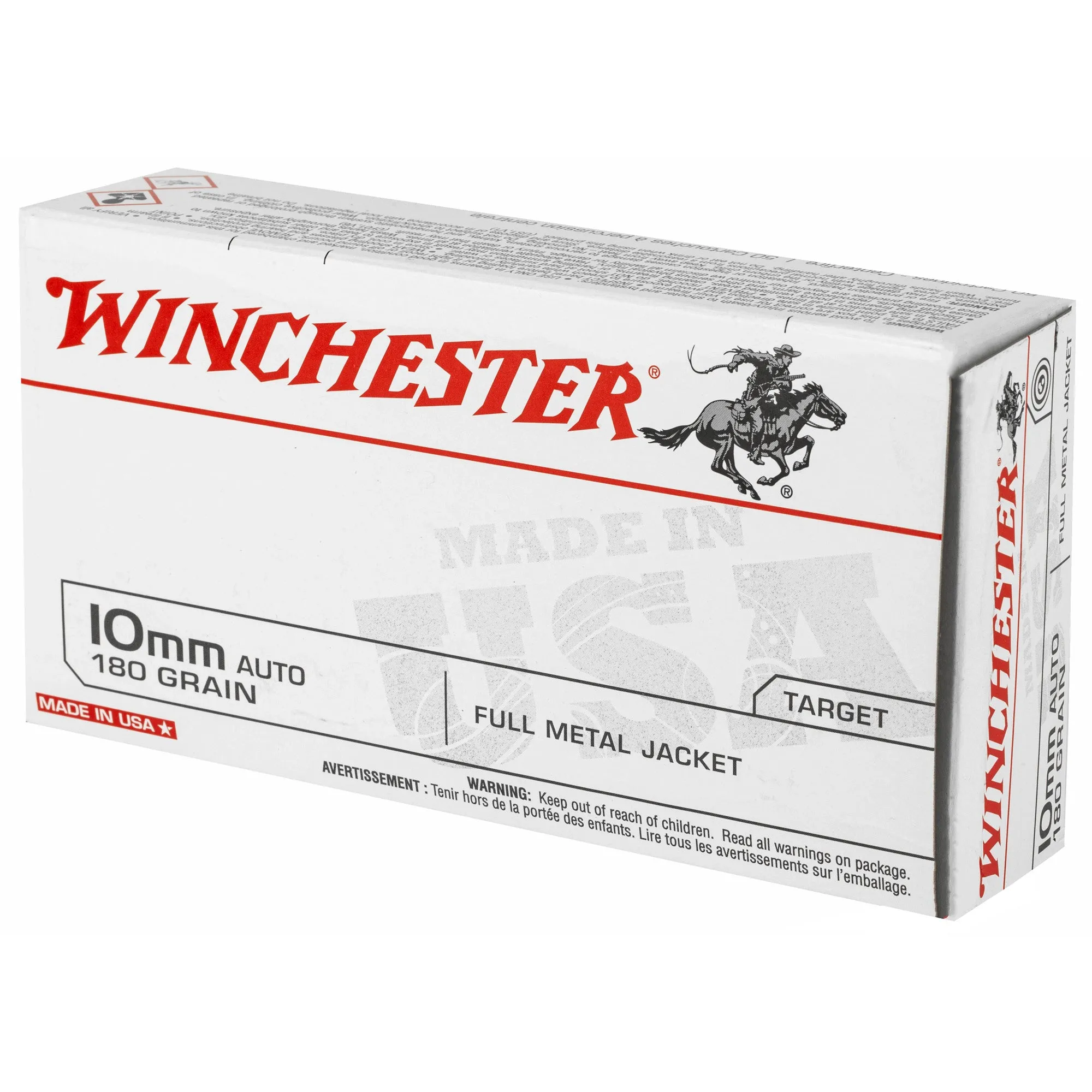 Win Usa 10mm 180gr Fmj 50-500