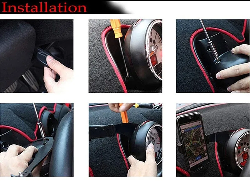 Wireless Charging Phone Holder for BMW MINI Clubman R55 Cooper R56 Magsafe Cell Phone Support Smartphone HUD Stand Accessories