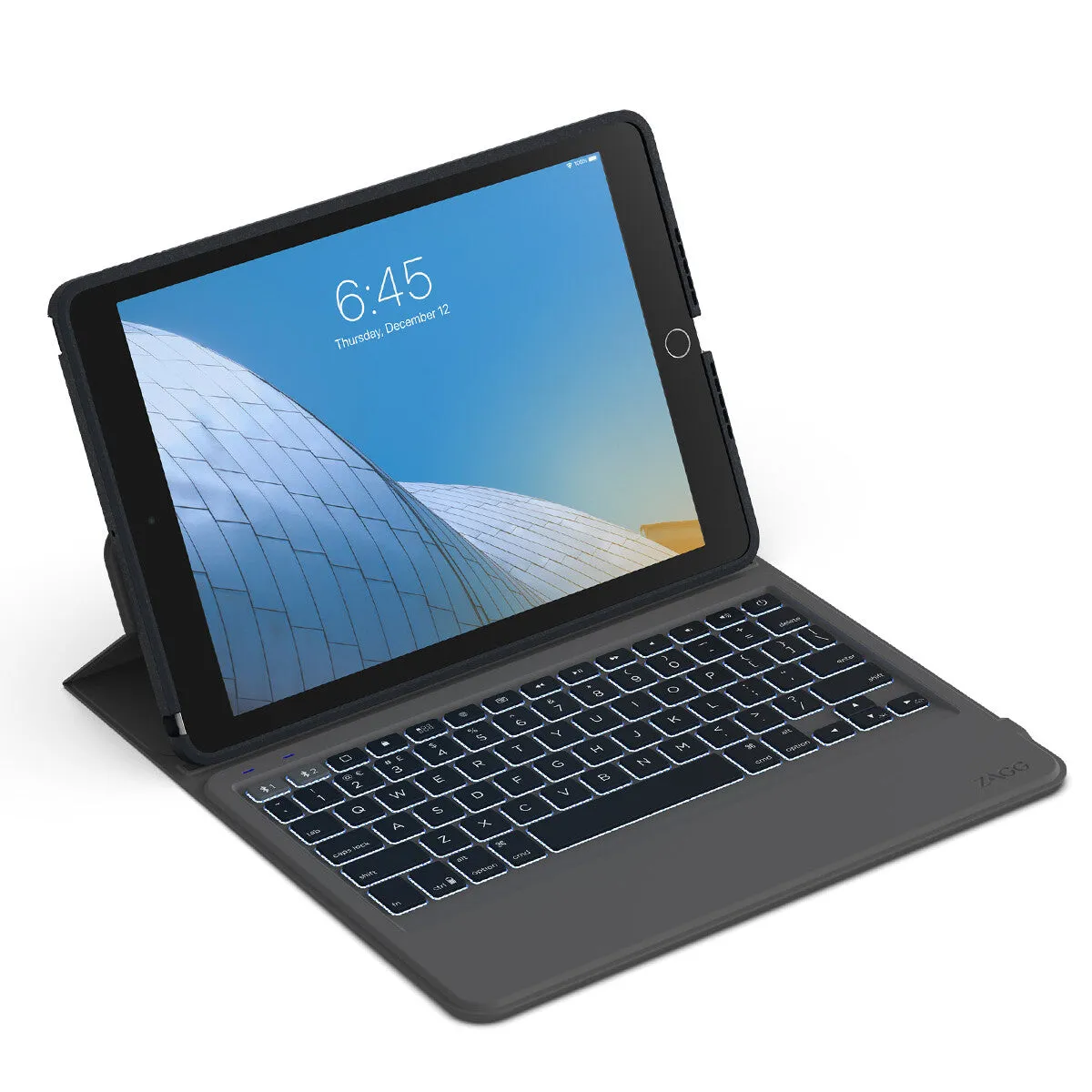 ZAGG Keyboard-Rugged Messenger-Apple-iPad 10.2-KB-Charcoal-UK